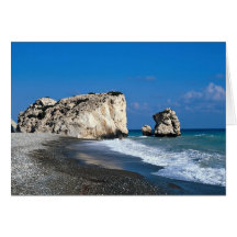 Der Geburtsort der Aphrodite, Pissouri, Zypern Grußkarten