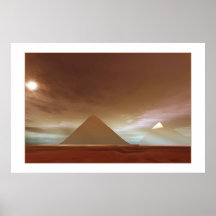DER GROSSE PYRAMIDE-DRUCK PLAKATE