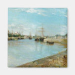 Der Hafen bei Lorient Kühlschrankmagnet