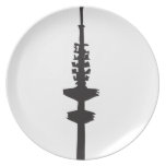 Der Hamburger Fernsehturm teller