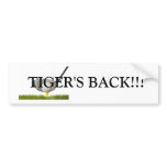 Der hintere Autoaufkleber des Tigers autoaufkleber