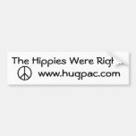 Der Hippies hatte Recht! Auto Sticker