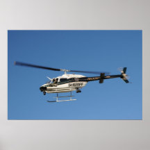 Der Hubschrauber des Sheriffs Plakatdrucke
