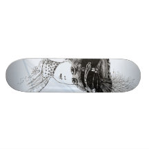 Der Hut-Skateboard der Damen Personalisiertes Skateboard