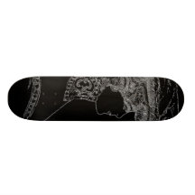 Der Hut-Skateboard der Damen Skateboarddeck