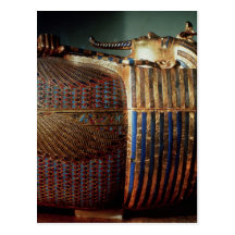 Der innerste Sarg von Tutankhamun Postkarte