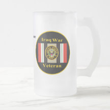 Der Irak-Kriegsveteran "Armee" Stein Tee Tassen
