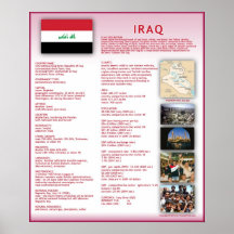 Der Irak Plakatdruck