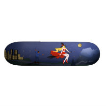 Der Junge und die Hexe Personalisierte Skateboards