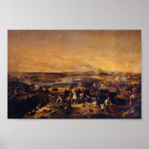 Der Kampf von Borodino durch Hess Peter Von Plakat