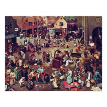 Der Kampf zwischen Karneval und, durch Bruegel gel Individuelle Einladung