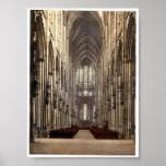 Der Kathedraleninnenraum, Köln, der Rhein, deutsch Posterdruck