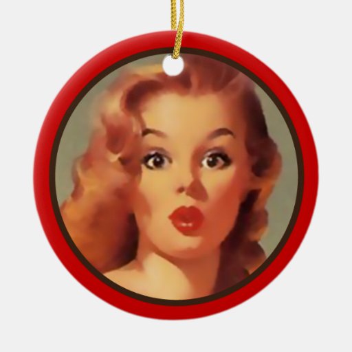 Der Kitsch BItsch: Porträts Pin-Oben Weihnachtsbaum Ornament