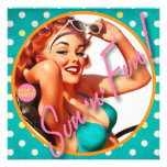 Der Kitsch Bitsch: Spaß Sun "n" Individuelle Einladungskarte