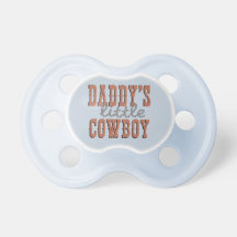 Der kleine Cowboy des Vatis Baby Schnuller