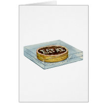 Der kleine Kuchen sagte Eat ich, also Alice tat! Karten