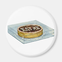 Der kleine Kuchen sagte Eat ich, also Alice tat! Magnete