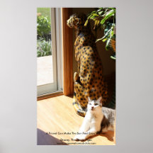 Der kleinste Tiger u. die schlechte Miezekatze Plakatdruck