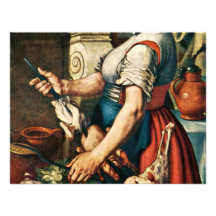 Der Koch durch Pieter Aertsen (beste Qualität) Personalisierte Einladungskarten