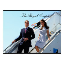 Der Königspaar-Prinz William und Kate MIddleton Postkarten