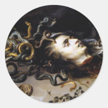 Der Kopf der Medusa Aufkleber