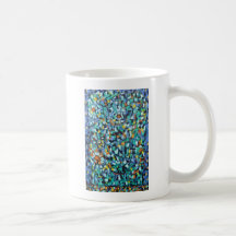 Der Kopf von Johannes der Täufer (Pointillism) Kaffee Tasse