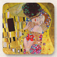 Der Kuss (Detail) durch Gustav Klimt Getränk Untersetzer