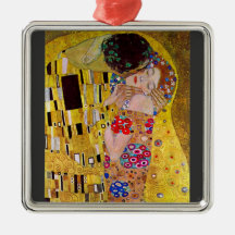 Der Kuss durch Gustav Klimt Weihnachtsbaum Ornament