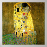 Der Kuss durch Gustav Klimt Plakat