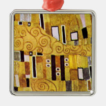 Der Kuss, Musterdetail durch Gustav Klimt Weinachtsornamente