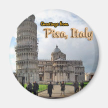 Der lehnende Turm von Pisa, Italien Kühlschrankmagnet