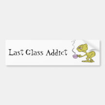 Der letzte Glassüchtige Auto Sticker