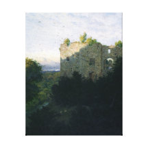 Der letzte Schimmer, 1866 Leinwand Druck