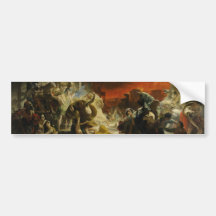 Der letzte Tag von Pompeji durch Karl Briullov Ves Auto Aufkleber
