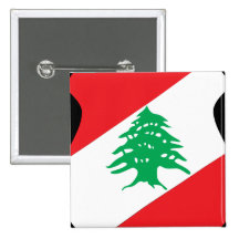 der Libanon-Emblem Buttons