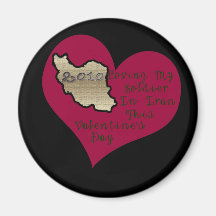 DER LIEBE-SOLDAT-IRAN VAL TAG KÜHLSCHRANKMAGNET