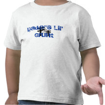 Der Lil des Vatis Grunzen-Lineboy Kleinkind-BLAU Tshirt