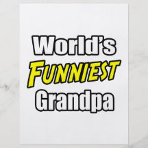 Der lustigste Großvater der Welt Flyerbedruckung
