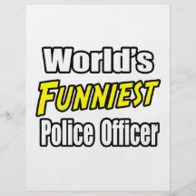 Der lustigste Polizeibeamte der Welt Flyerdruck