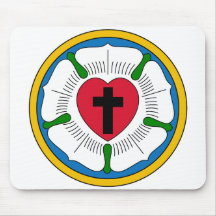 Der Luther RoseLutheranism Martin Luther Mauspads