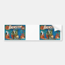 ~ der Magier Thurston Welt beststes Vintage Tat Auto Sticker