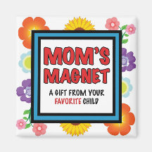 Der Magnet der Mammas von ihrem Lieblingskind Kühlschrankmagnete