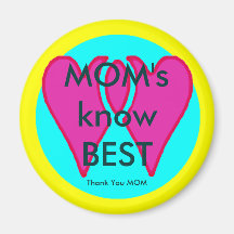 Der MAMMAS kennen BESTES - danke MAMMA Kühlschrankmagnete