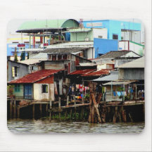 Der Mekong-Häuser Mousepad