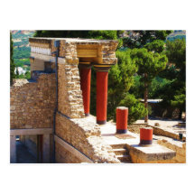 Der Minoan Palast von Knossos Bild Postkarten