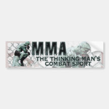 Der MIXED MARTIAL ARTS Denker Autosticker