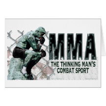 Der MIXED MARTIAL ARTS Denker Grußkarten