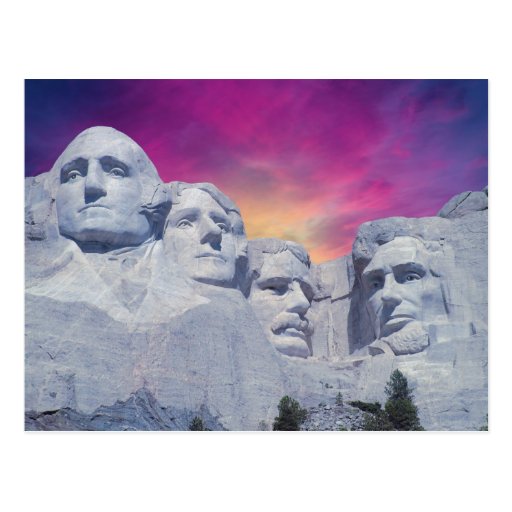 Der Mount Rushmore, Präsidenten South- Dakota, USA Postkarte