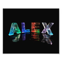 Der Namensalex in den Lichtern Fotografie