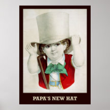 Der neue Hut des Papas Poster